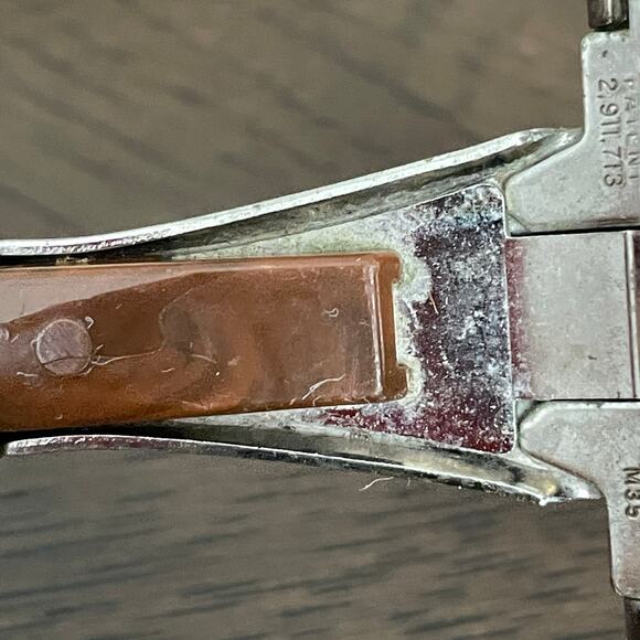 Vintage Schick Grip Razor Tennis Racket Wrapped Handle Brown Single Edge Safety - Picture 9 of 15